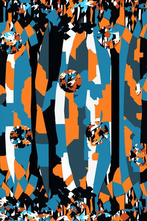 抽象印花华亿平台图片