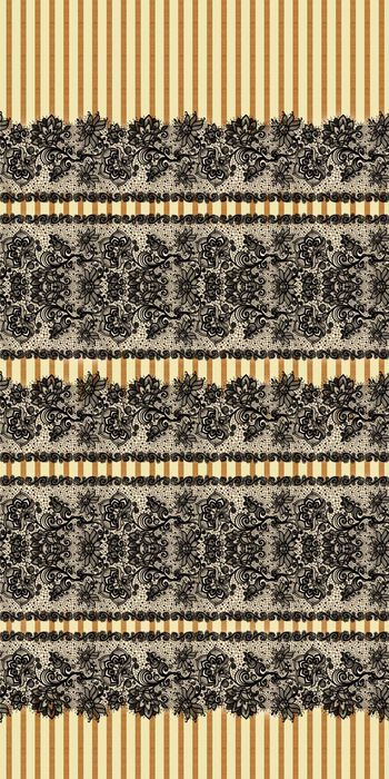 372620-蕾丝条纹花卉组合