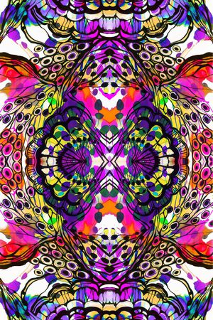 抽象印花华亿平台图片