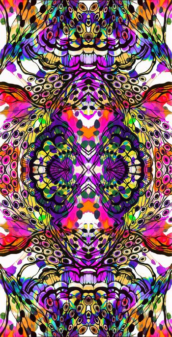 抽象印花华亿平台图片