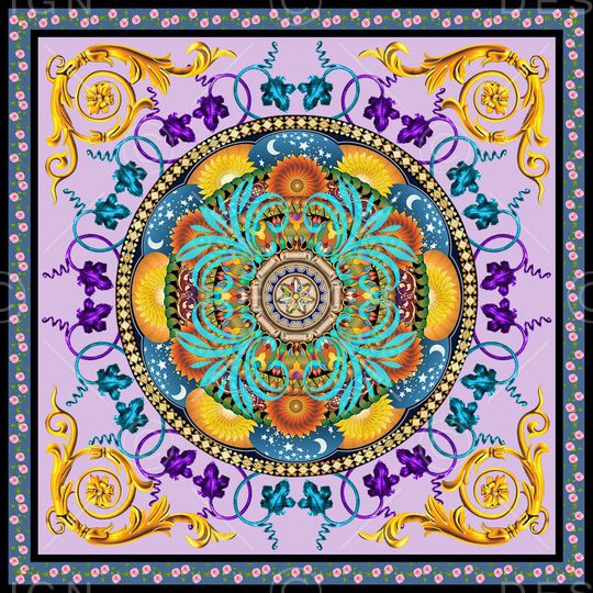 欧式印花华亿平台图片