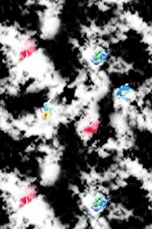 抽象印花华亿平台图片