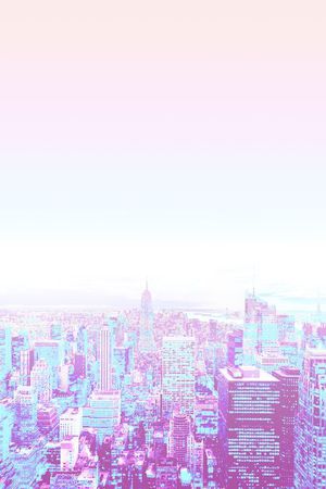 城市风景印花华亿平台图片