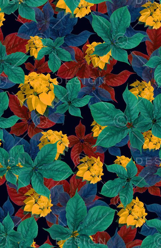 热带风情印花华亿平台图片