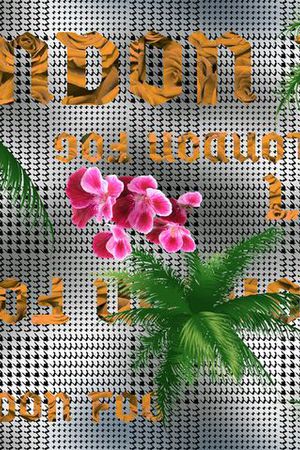 格子印花华亿平台图片