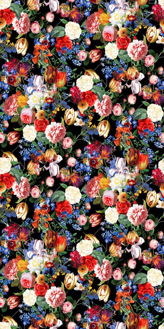 油画花印花华亿平台图片