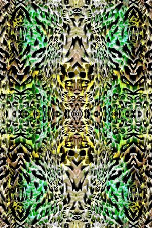 豹纹印花华亿平台图片