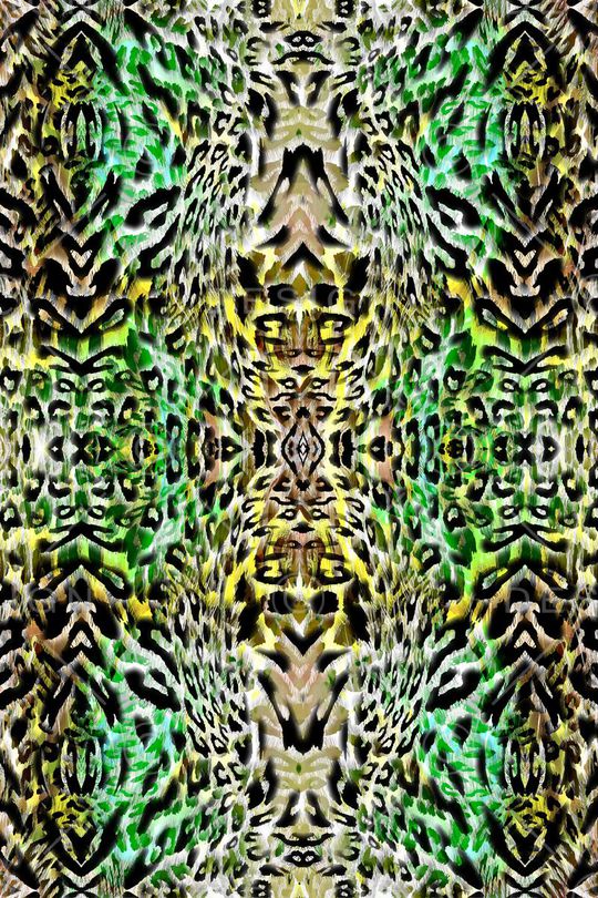 豹纹印花华亿平台图片