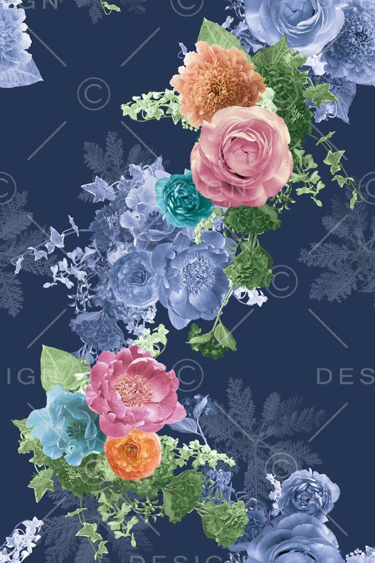 牡丹印花华亿平台图片