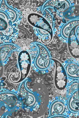 灰色印花华亿平台图片