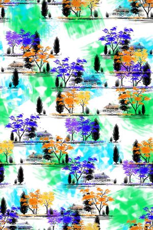 男装印花华亿平台图片