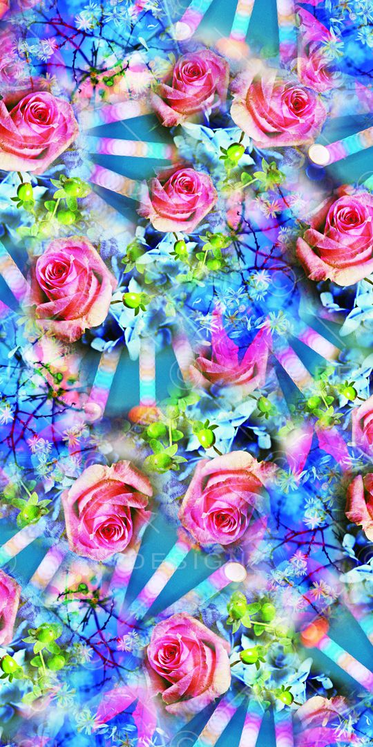 彩虹 花印花华亿平台图片