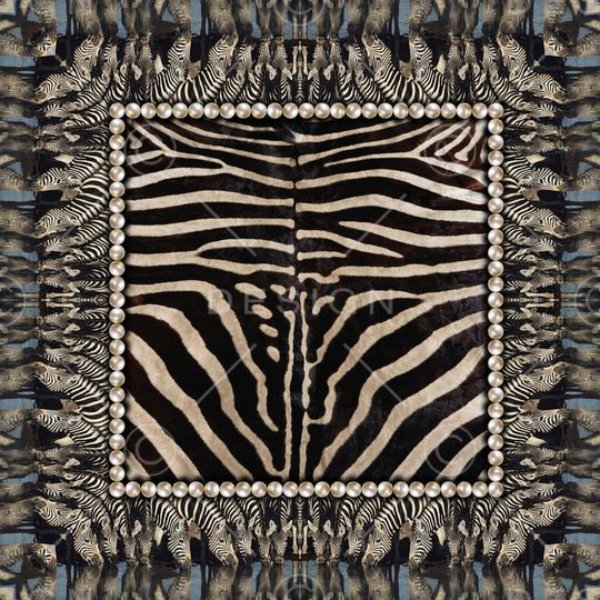 动物纹印花华亿平台图片