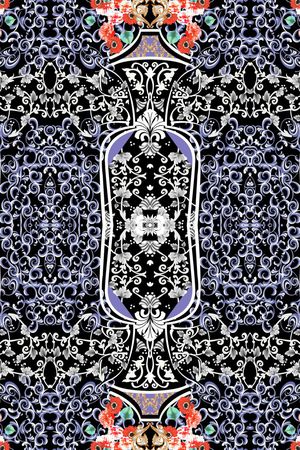 宫廷风印花华亿平台图片