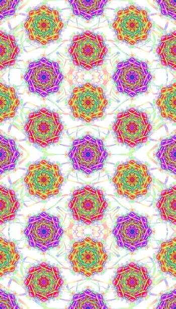 373140-男装女装童装内衬衣图案35几何花团