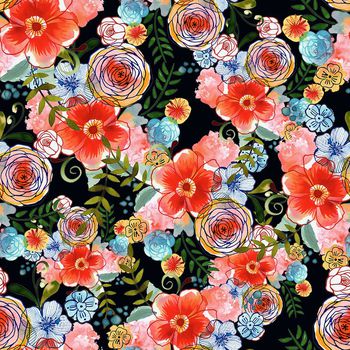 373190-手绘清新花卉