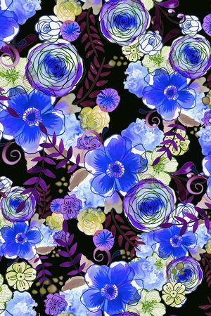 清新印花华亿平台图片