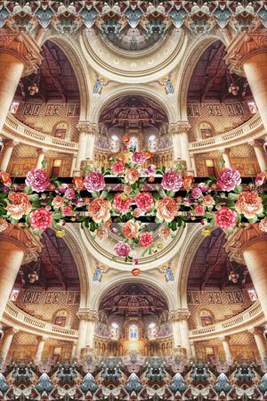 欧式印花华亿平台图片