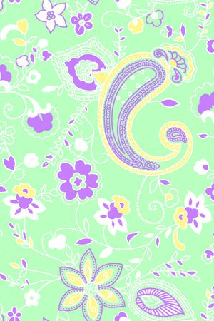 腰果花印花华亿平台图片