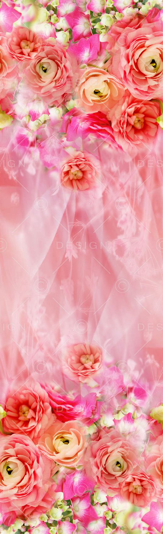 唯美花卉印花华亿平台图片