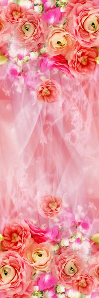 唯美花卉印花华亿平台图片