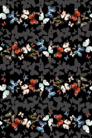 黑底印花华亿平台图片