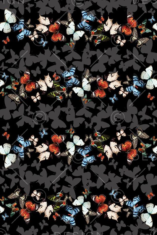 黑底印花华亿平台图片