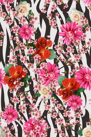 豹纹印花华亿平台图片