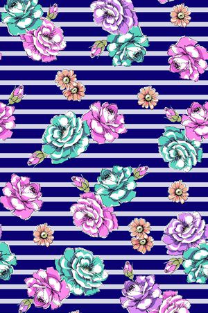 手绘印花华亿平台图片