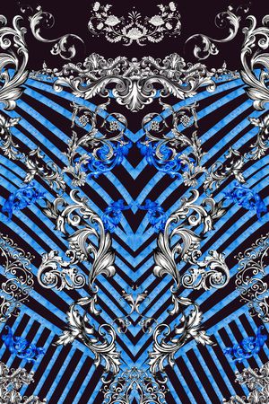 欧式印花华亿平台图片