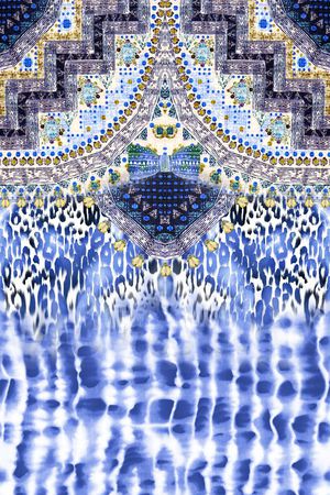 复古印花华亿平台图片