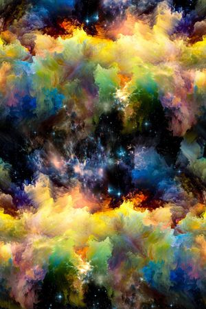 抽象3D风印花华亿平台图片