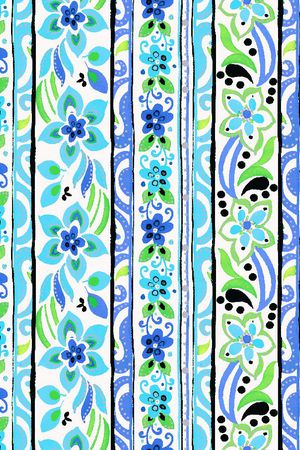 水彩风印花华亿平台图片