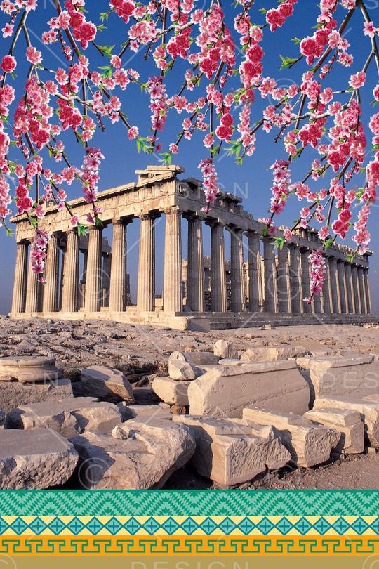 建筑 风景 花印花华亿平台图片