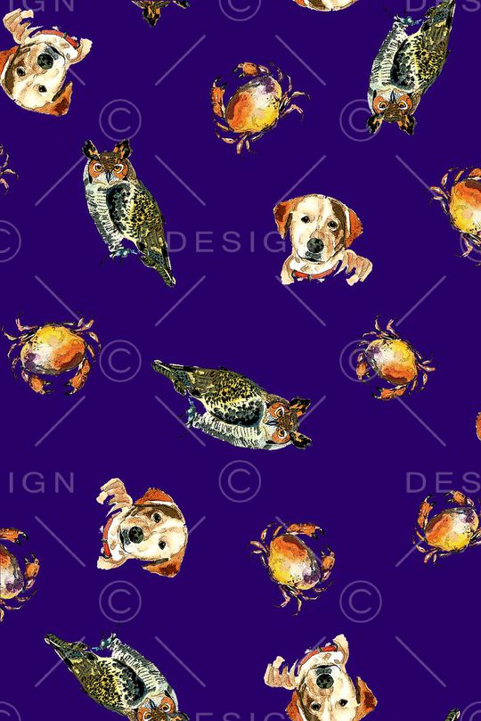 动物头像印花华亿平台图片