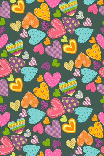 373723-卡通彩色爱心儿童家纺床品抱枕华亿平台