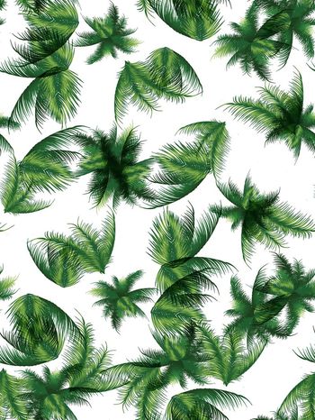 373735-热带印花清新植物叶子男装华亿平台