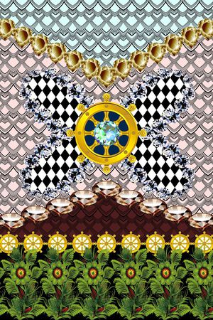 流行数码印花华亿平台图片