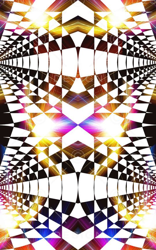 几何印花华亿平台图片