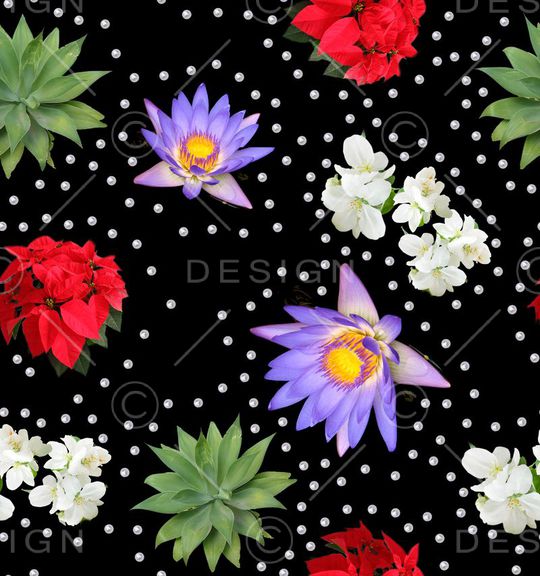 花朵印花华亿平台图片