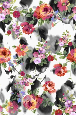 中国风印花华亿平台图片