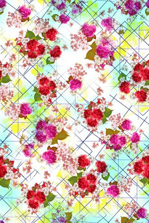 清新印花华亿平台图片