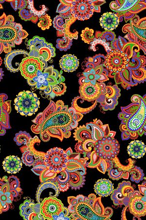 佩斯利印花华亿平台图片