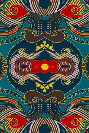 中国风印花华亿平台图片