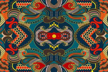 中国风印花华亿平台图片