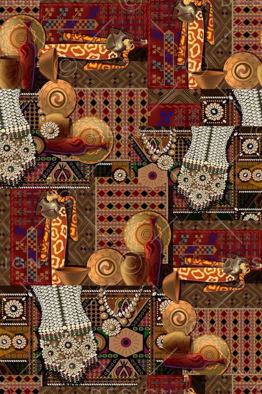 民族风印花华亿平台图片