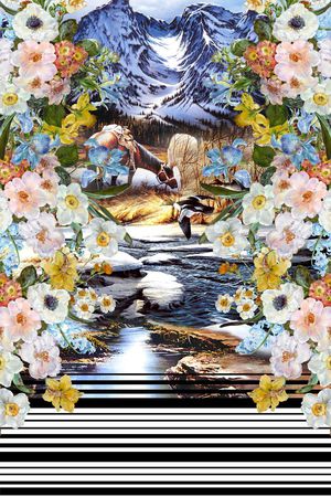 时尚印花华亿平台图片