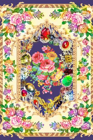 时尚印花华亿平台图片