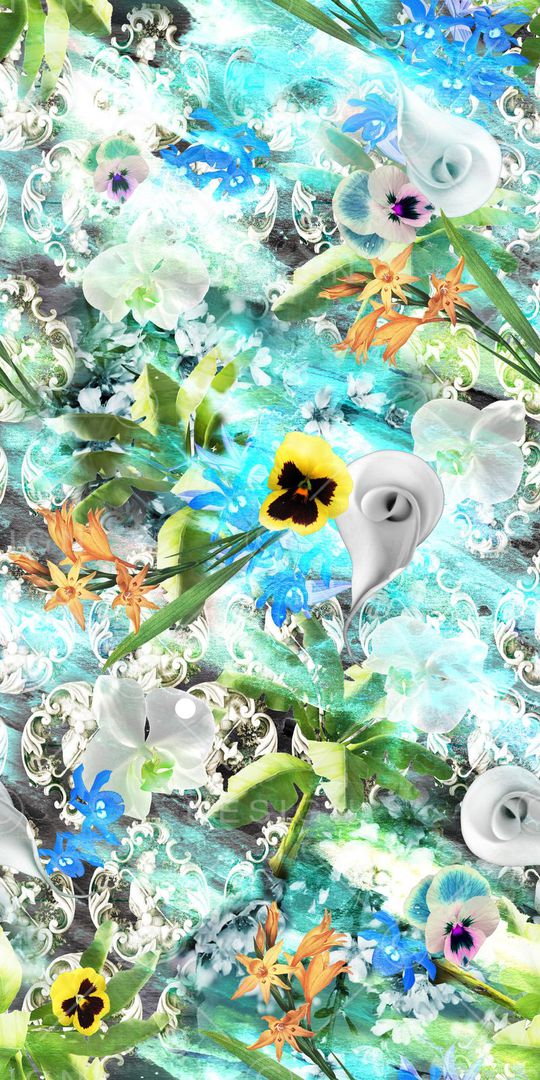 抽象数码 男装女装印花华亿平台图片