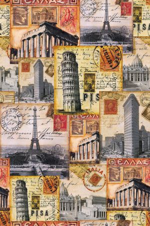 复古印花华亿平台图片